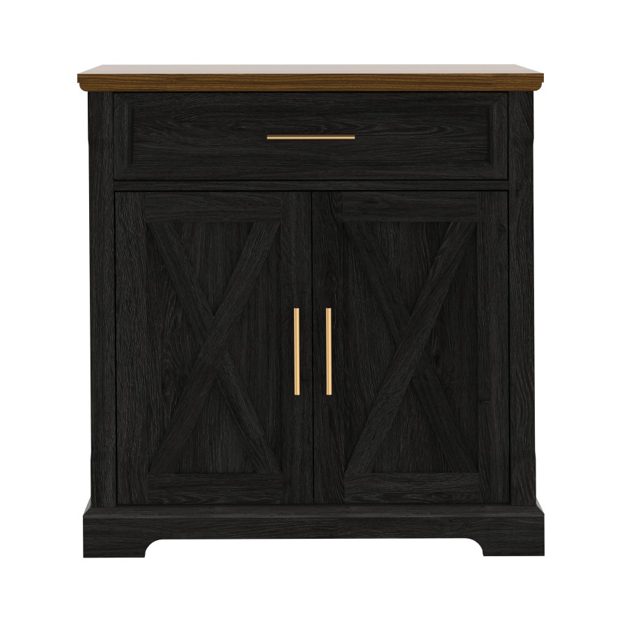 Ebonhue 2 Door 1 Drawer Cabinet